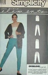 8725 JERSEY GIRL SKIRTS LENGTHS, PANTS STRETCH PATTERN ONE SZ